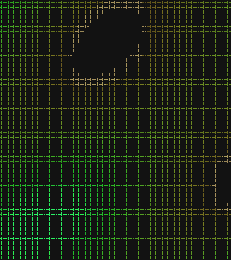 Animated Bittie shader output